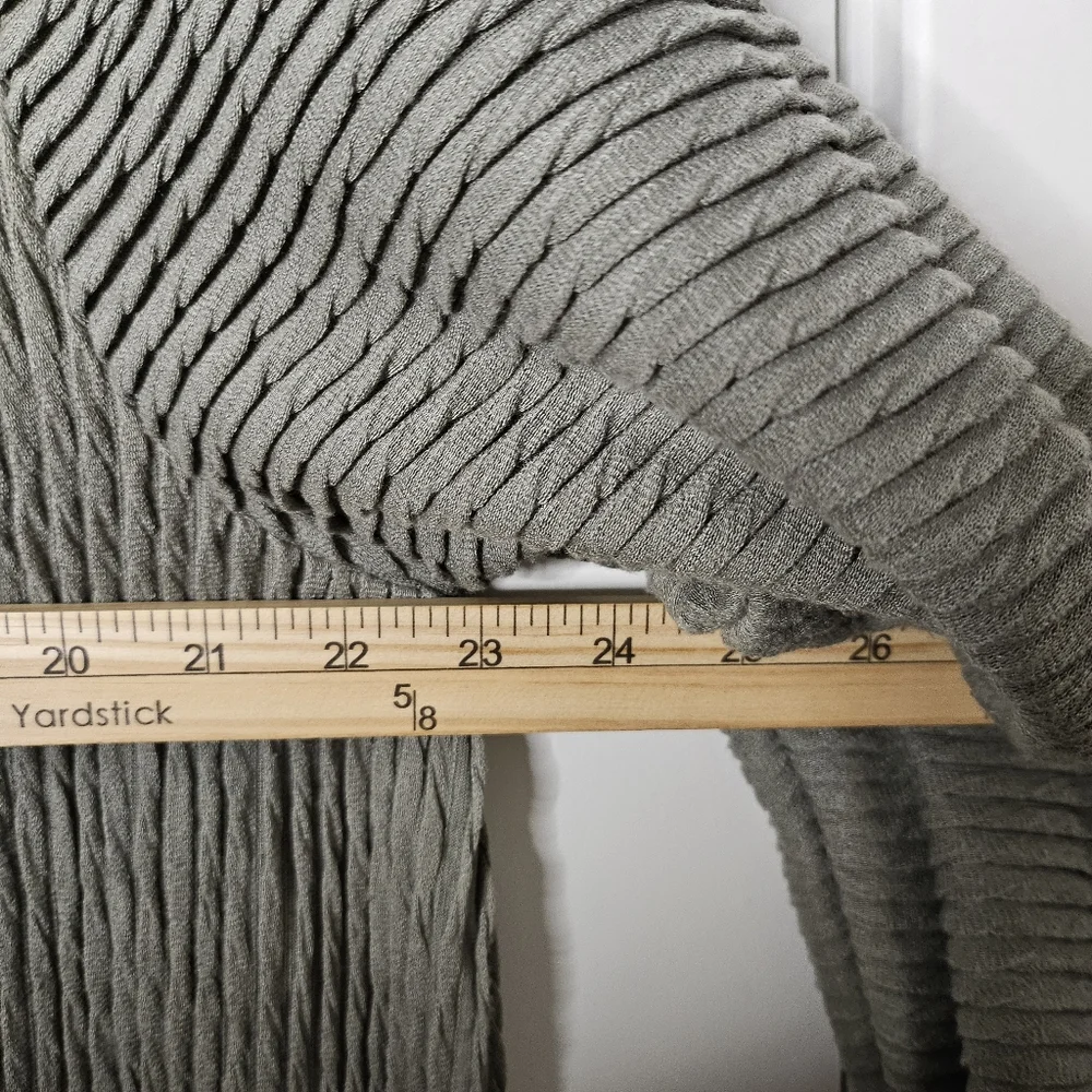 One World Tunic Sweater Sage Green Size XL Ribbed Cowl Neck Cozy Casual Everyday